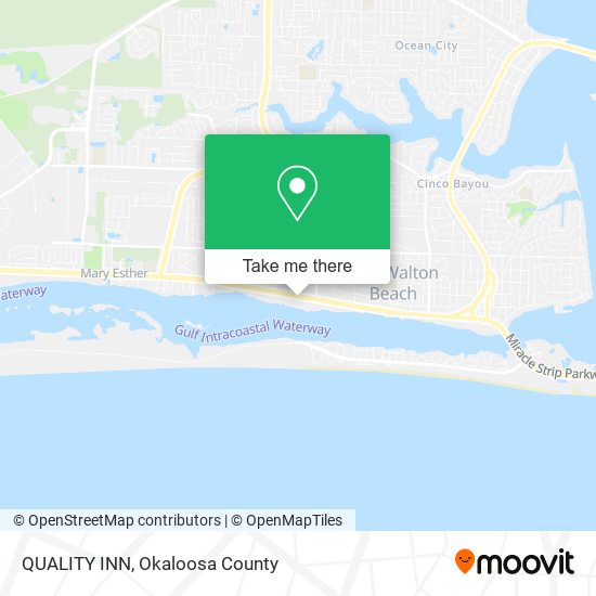 QUALITY INN map