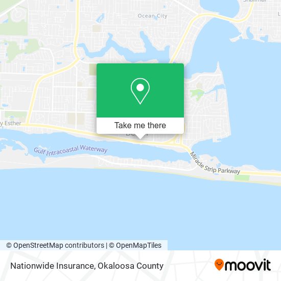 Mapa de Nationwide Insurance