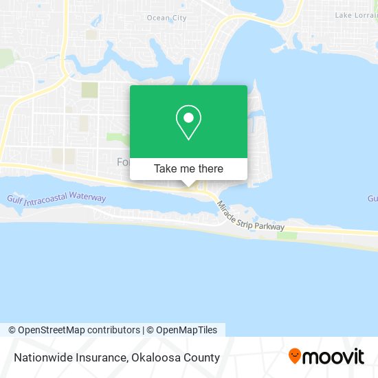 Mapa de Nationwide Insurance
