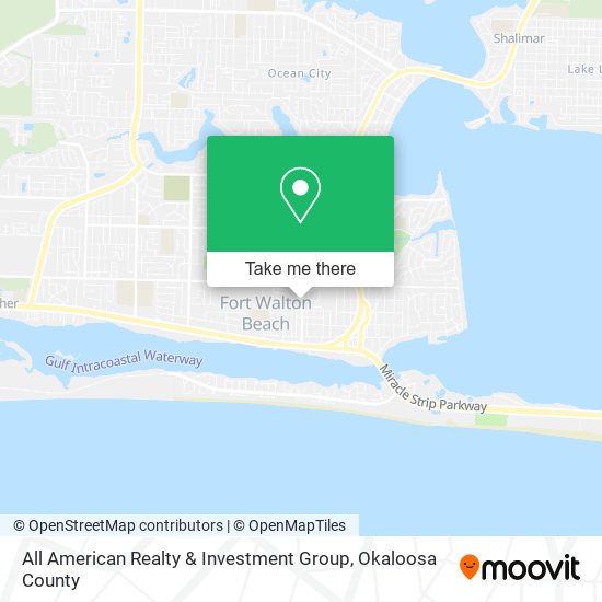 All American Realty & Investment Group map