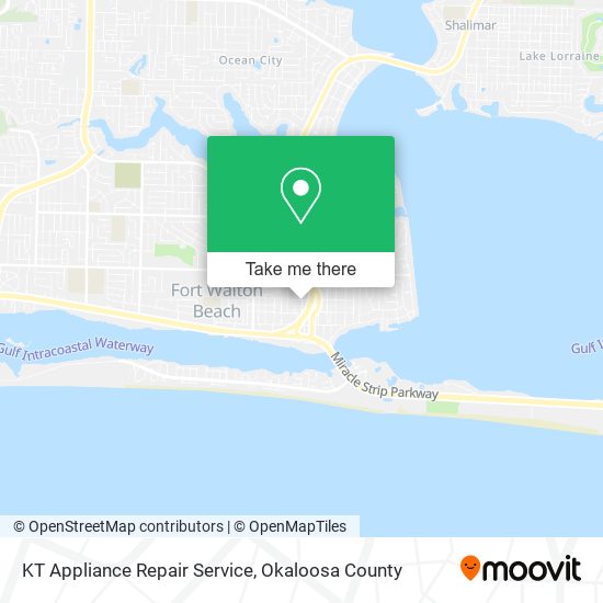 KT Appliance Repair Service map