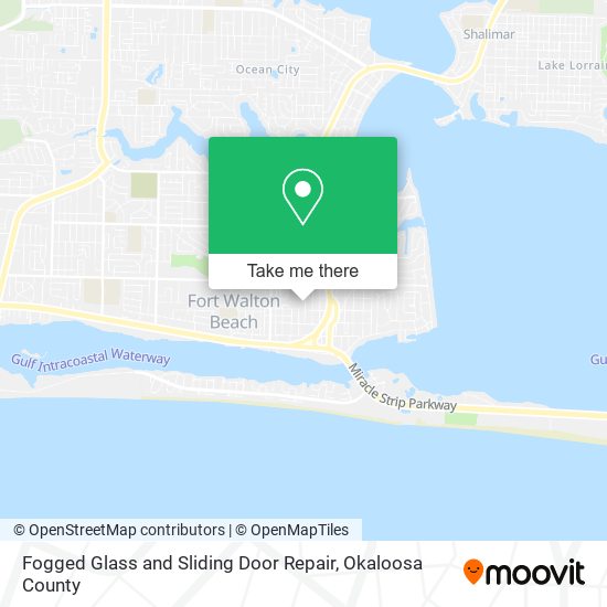 Fogged Glass and Sliding Door Repair map