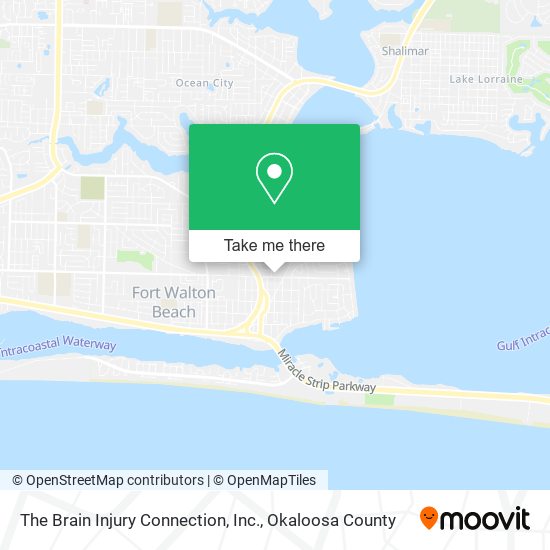 Mapa de The Brain Injury Connection, Inc.