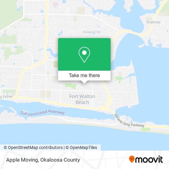 Apple Moving map