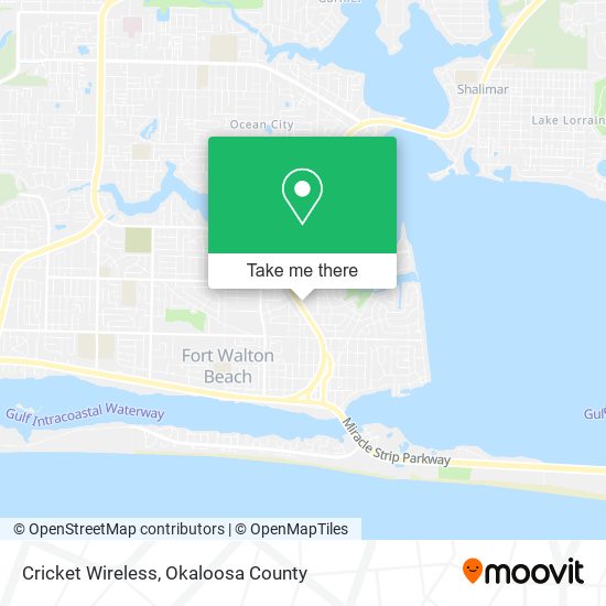 Cricket Wireless map