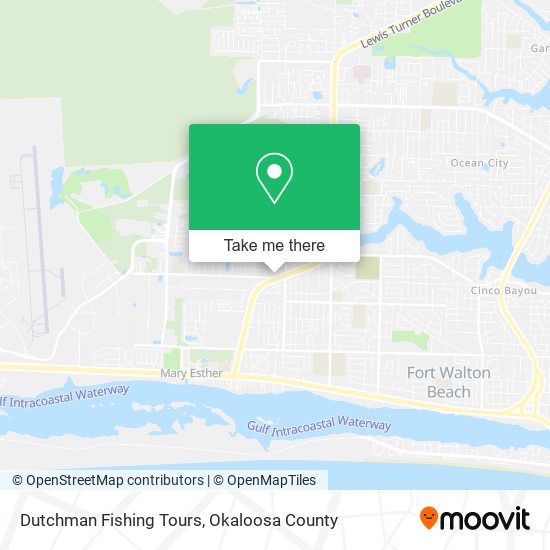 Mapa de Dutchman Fishing Tours