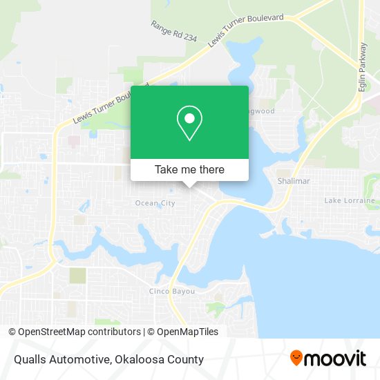 Qualls Automotive map