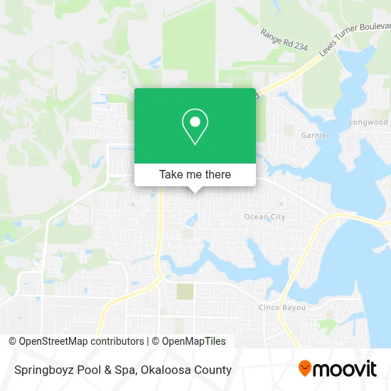 Springboyz Pool & Spa map