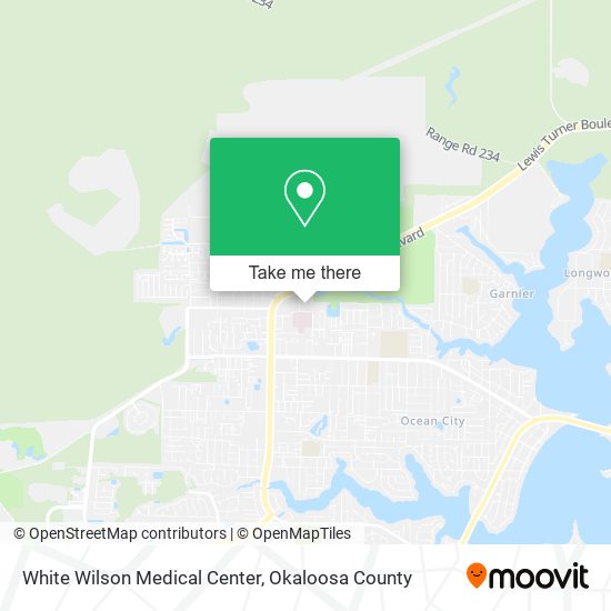 White Wilson Medical Center map