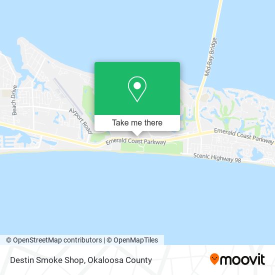 Destin Smoke Shop map