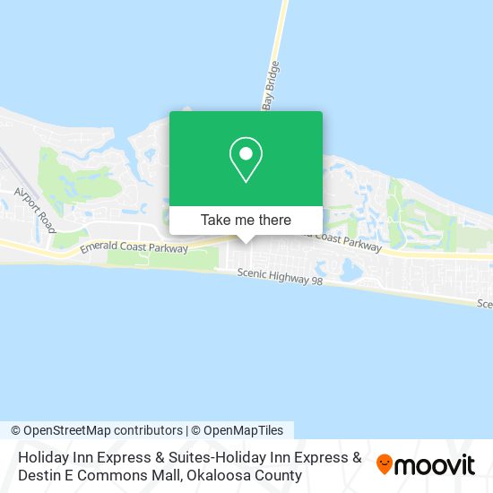 Holiday Inn Express & Suites-Holiday Inn Express & Destin E Commons Mall map