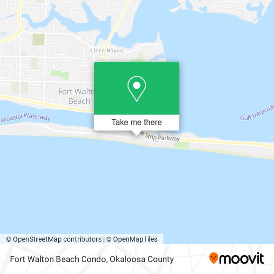 Fort Walton Beach Condo map