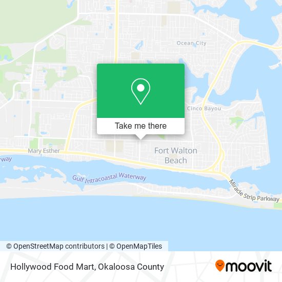 Mapa de Hollywood Food Mart