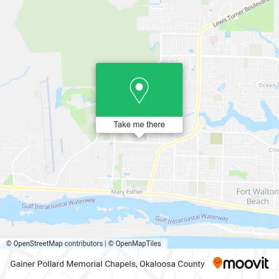 Gainer Pollard Memorial Chapels map