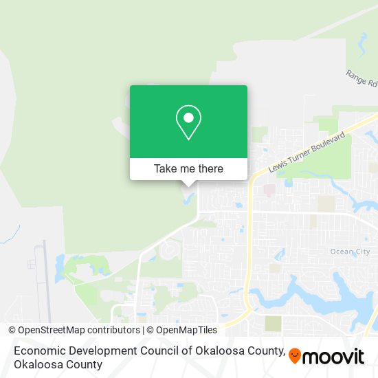 Mapa de Economic Development Council of Okaloosa County