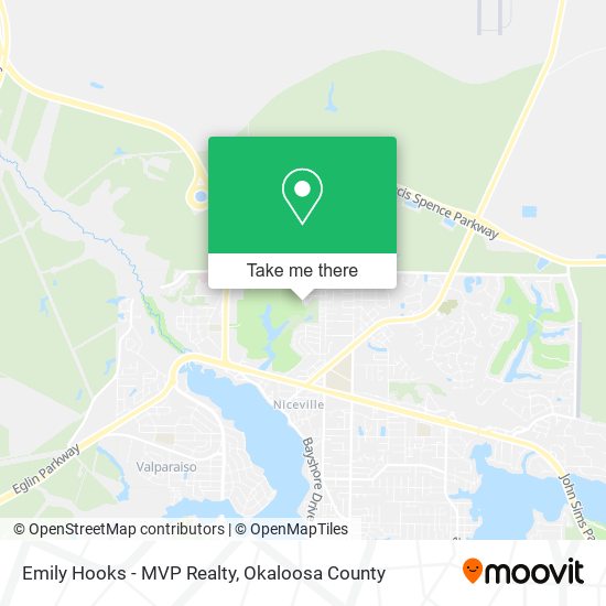 Emily Hooks - MVP Realty map