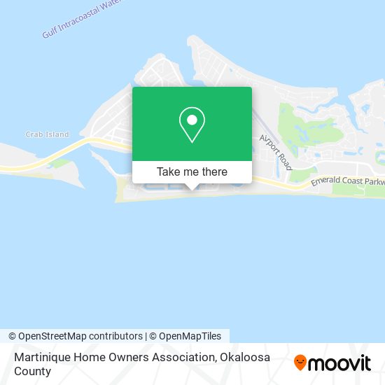 Martinique Home Owners Association map