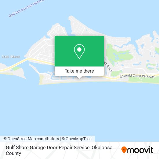 Gulf Shore Garage Door Repair Service map