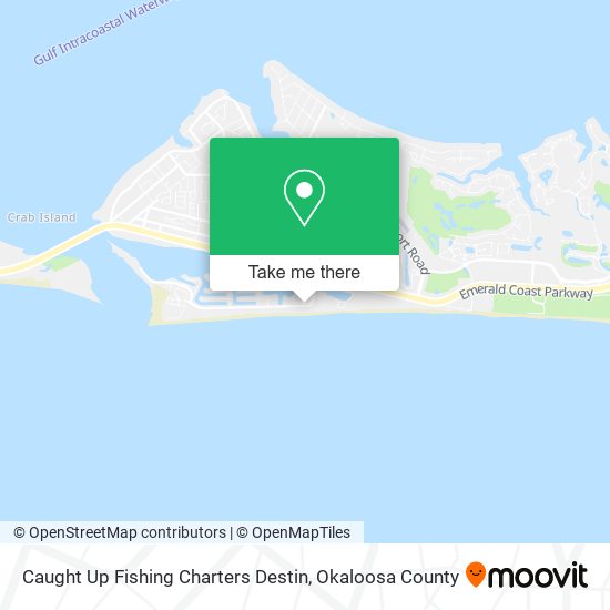 Caught Up Fishing Charters Destin map