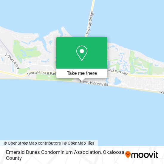 Mapa de Emerald Dunes Condominium Association