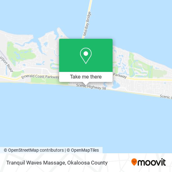 Tranquil Waves Massage map