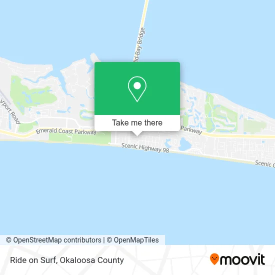 Ride on Surf map