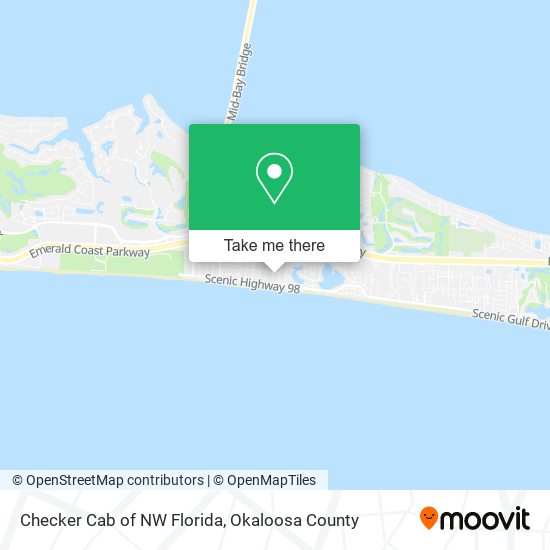 Mapa de Checker Cab of NW Florida