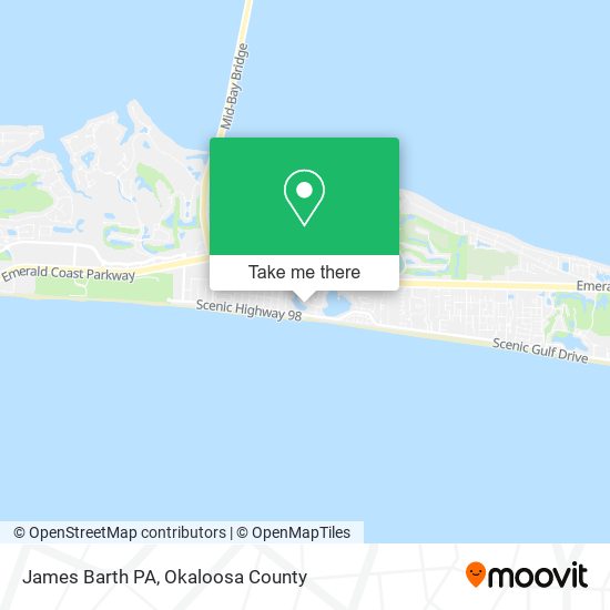 James Barth PA map