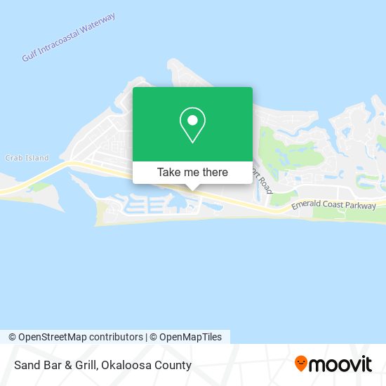 Sand Bar & Grill map