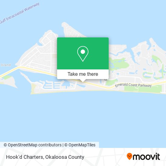 Hook'd Charters map