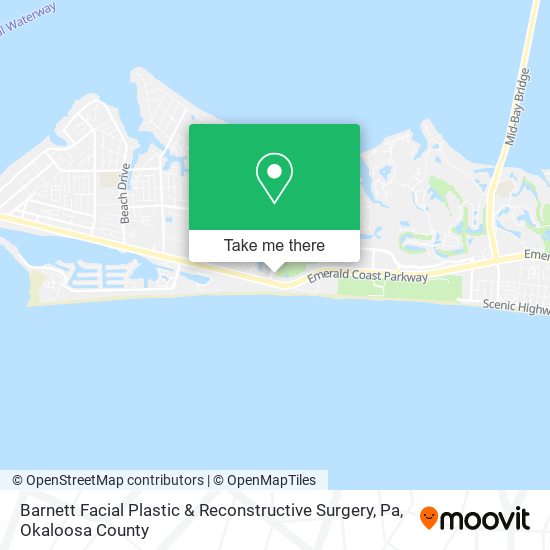 Barnett Facial Plastic & Reconstructive Surgery, Pa map