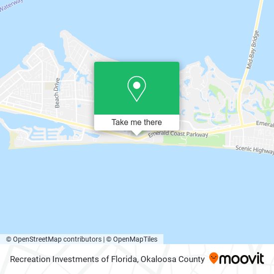 Recreation Investments of Florida map