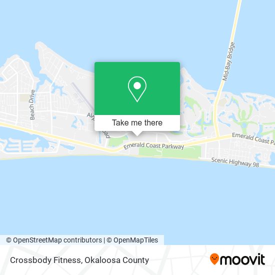 Crossbody Fitness map