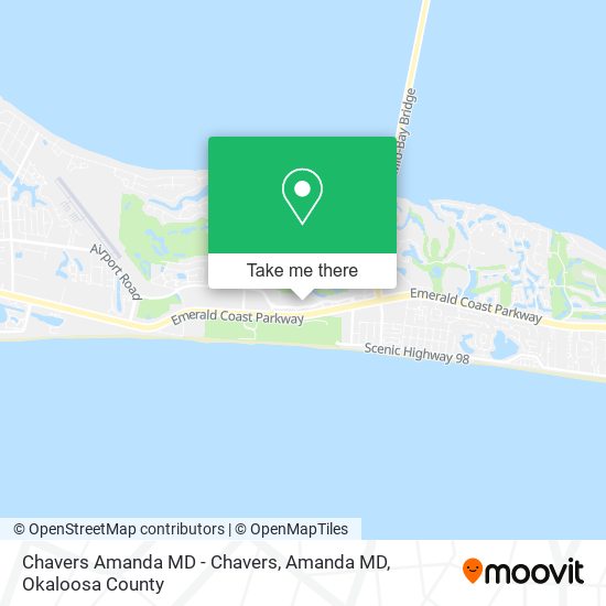 Chavers Amanda MD - Chavers, Amanda MD map