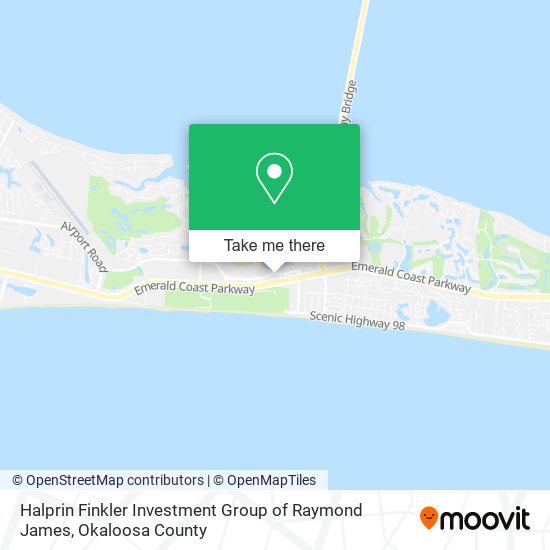 Mapa de Halprin Finkler Investment Group of Raymond James