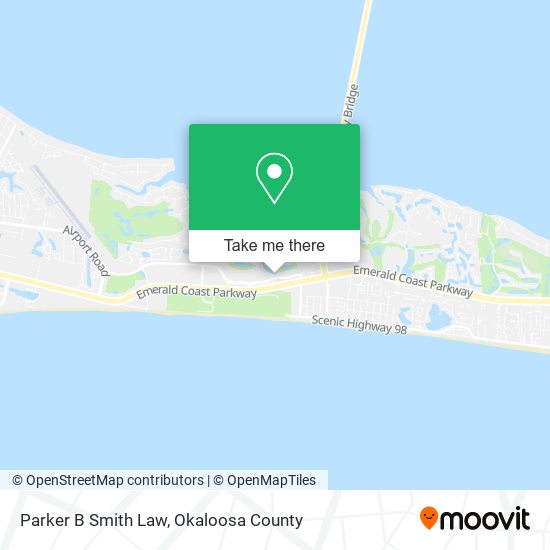 Parker B Smith Law map