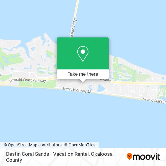 Destin Coral Sands - Vacation Rental map