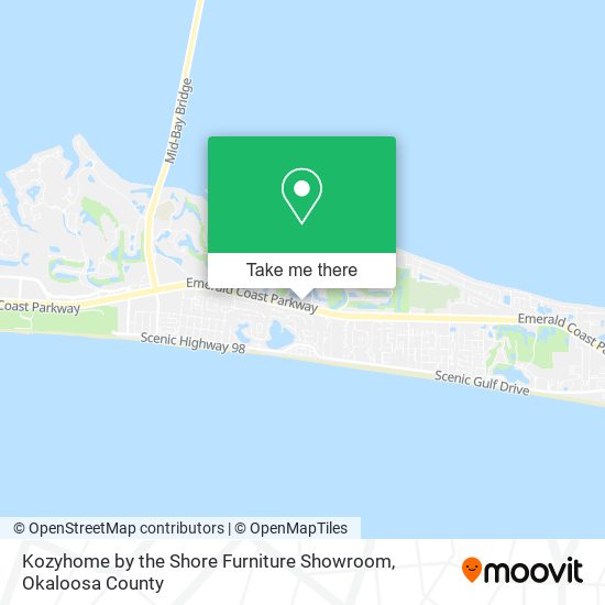 Kozyhome by the Shore Furniture Showroom map