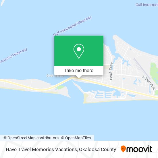 Have Travel Memories Vacations map