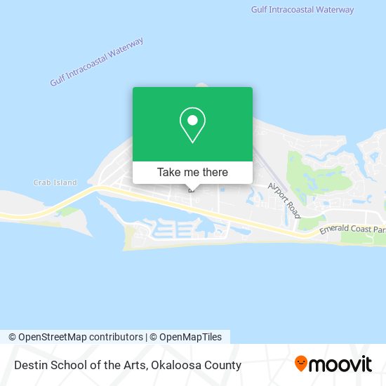 Mapa de Destin School of the Arts