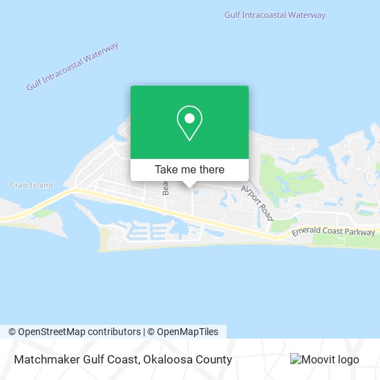 Mapa de Matchmaker Gulf Coast