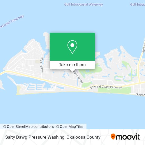 Salty Dawg Pressure Washing map