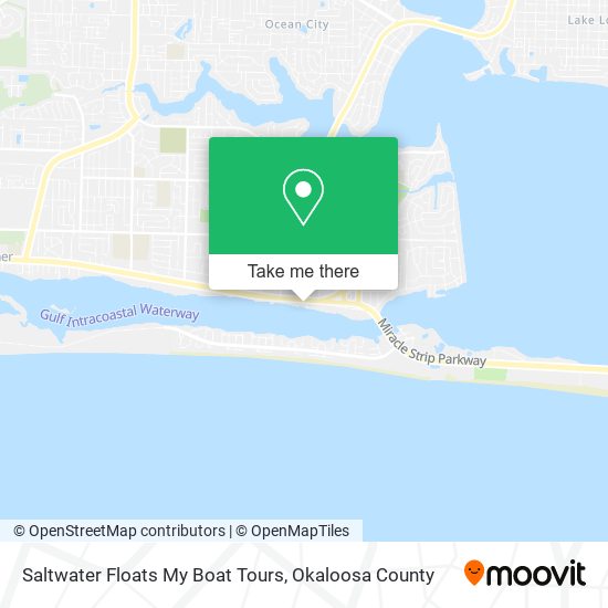 Saltwater Floats My Boat Tours map