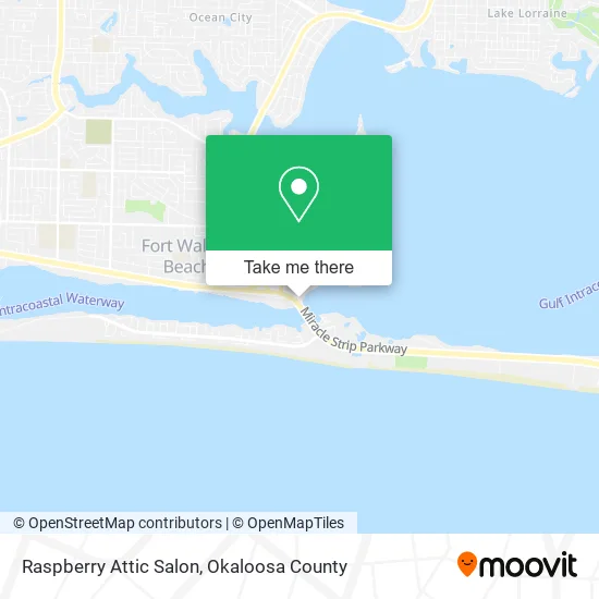 Raspberry Attic Salon map