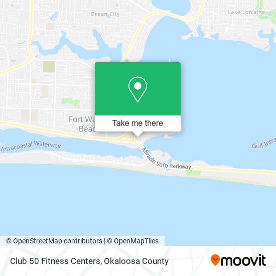 Club 50 Fitness Centers map