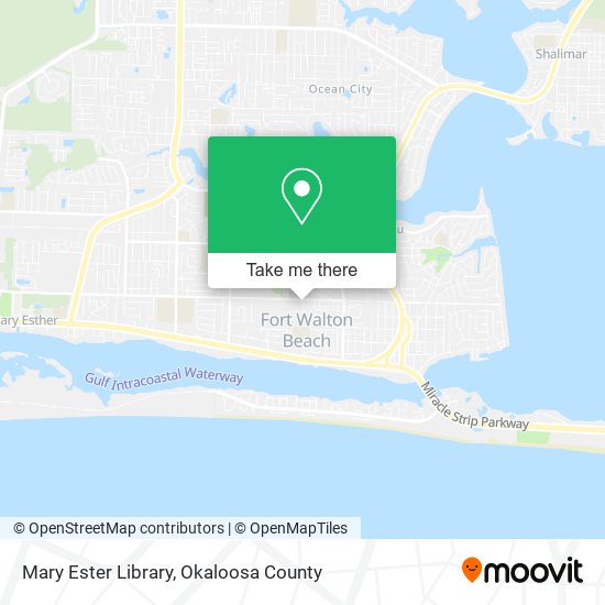 Mary Ester Library map