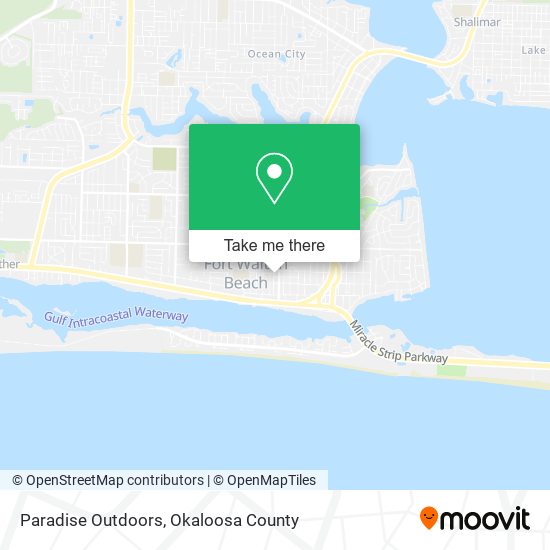 Paradise Outdoors map