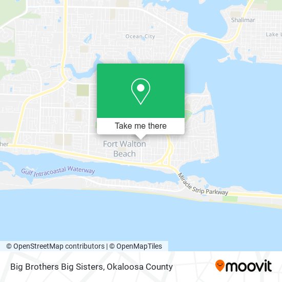 Big Brothers Big Sisters map