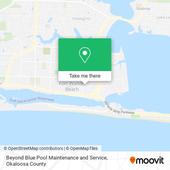 Beyond Blue Pool Maintenance and Service map