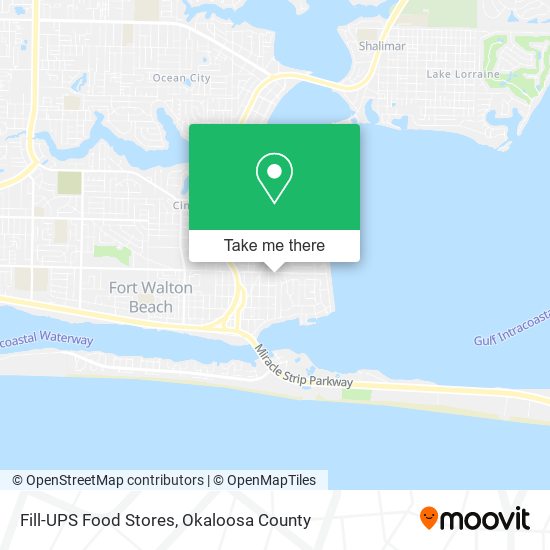 Fill-UPS Food Stores map